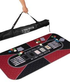 Tapete de Poker Profesional GAMBLUXE 47"X23" / 70"X35" para