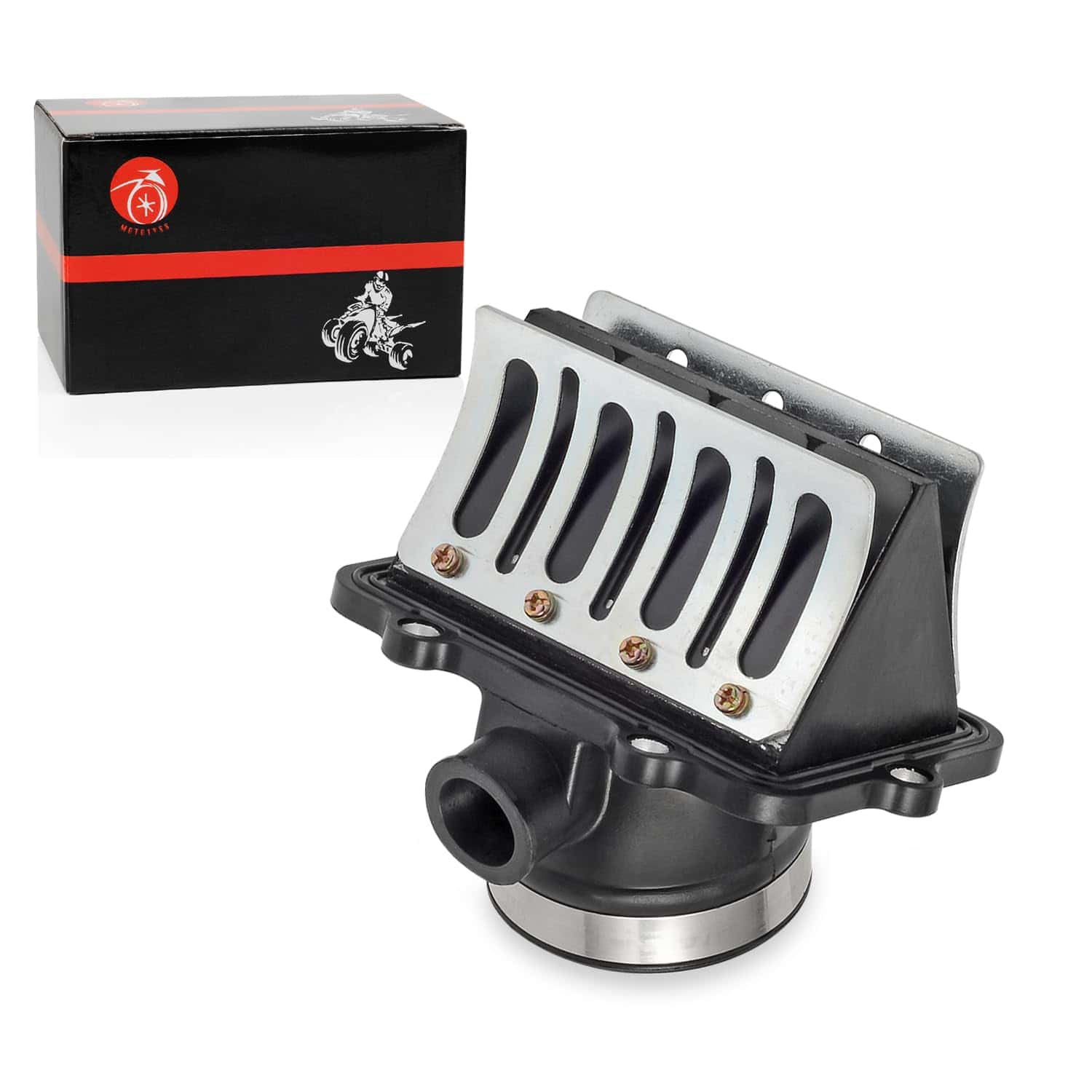 Admisión de Brida de Carburador & Válvula de Láminas para - Imagen 5