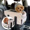 Asiento de coche para perros pequeños con juguete incluido,