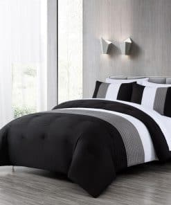 Chezmoi Collection Briar Juego de Cama Completo de 7 Piezas