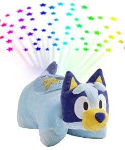 Pillow Pets Bluey, Sleeptime Lite, Peluche de Juguete de