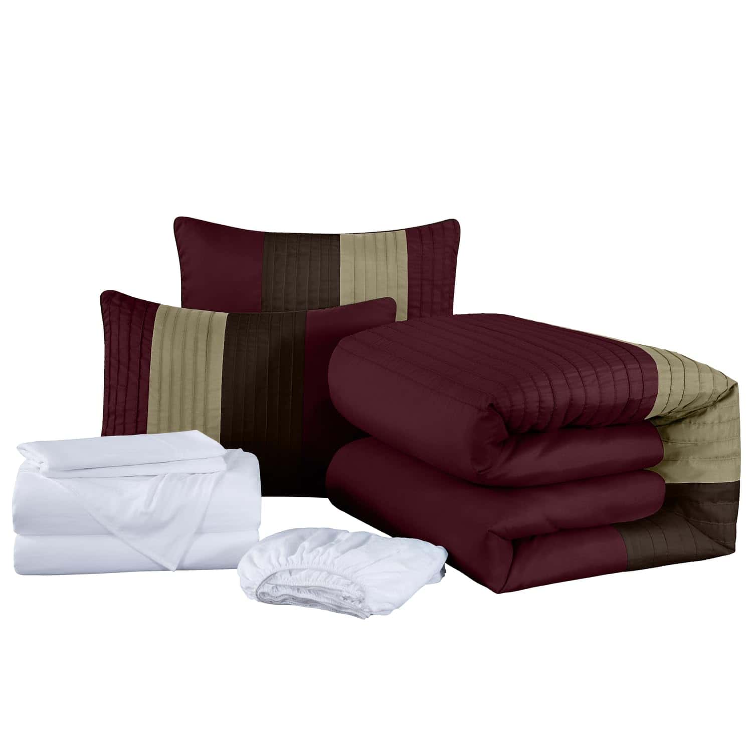 Chezmoi Collection Briar Juego de Cama en una Bolsa de 7 - Imagen 10