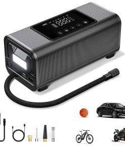 Compresor de aire portátil SUNPOW, 150PSI DC12V Inflador de