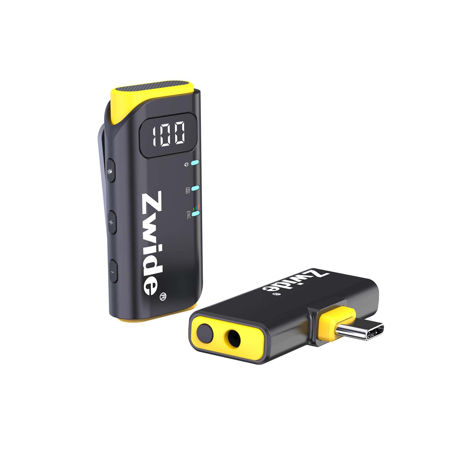 Sistema de Micrófono Lavalier Inalámbrico Profesional Zwide