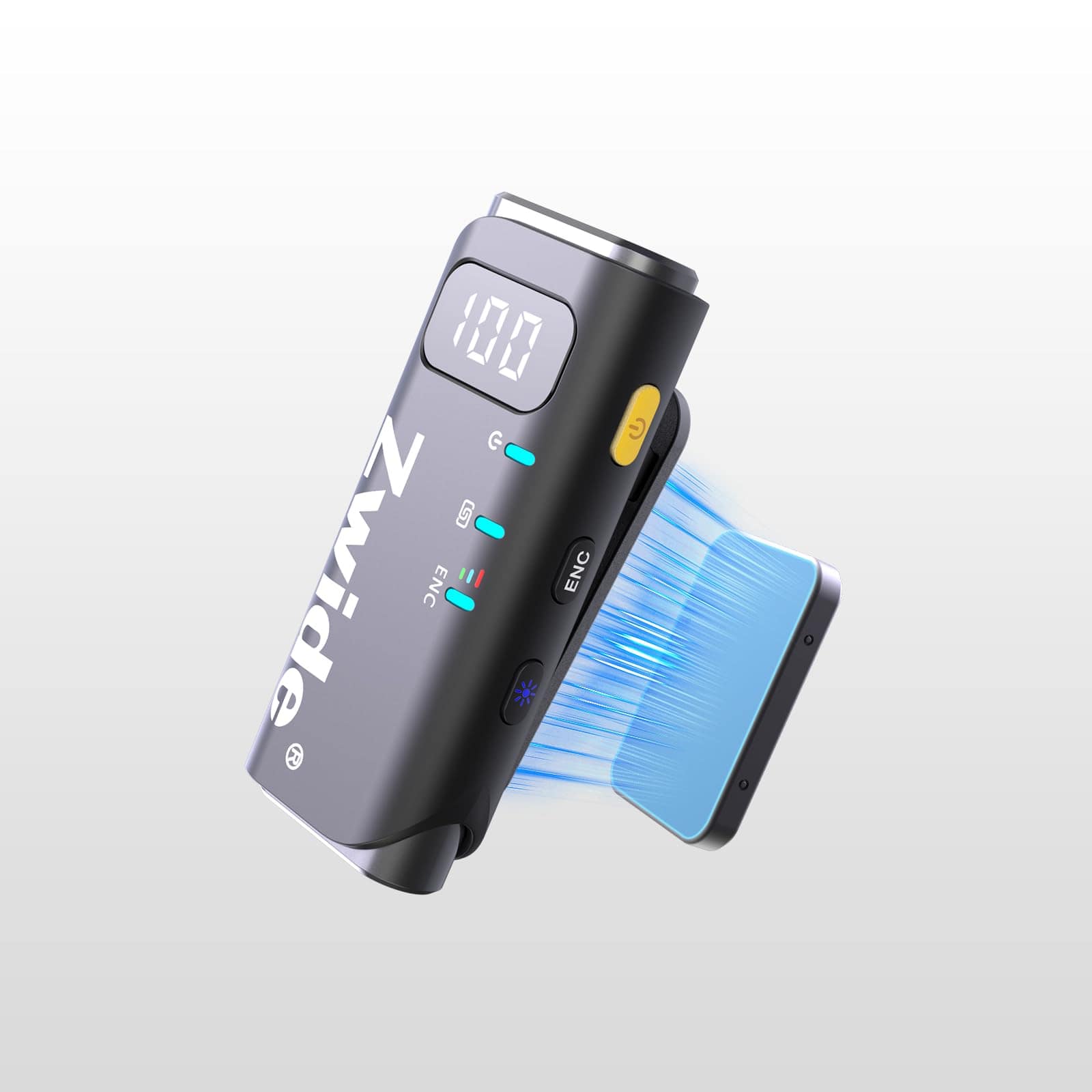 Sistema de Micrófono Lavalier Inalámbrico Profesional Zwide - Imagen 3