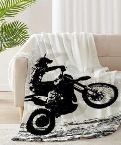 Manta de Motocicletas Dirt Bike Regalos Súper Suave Mantas