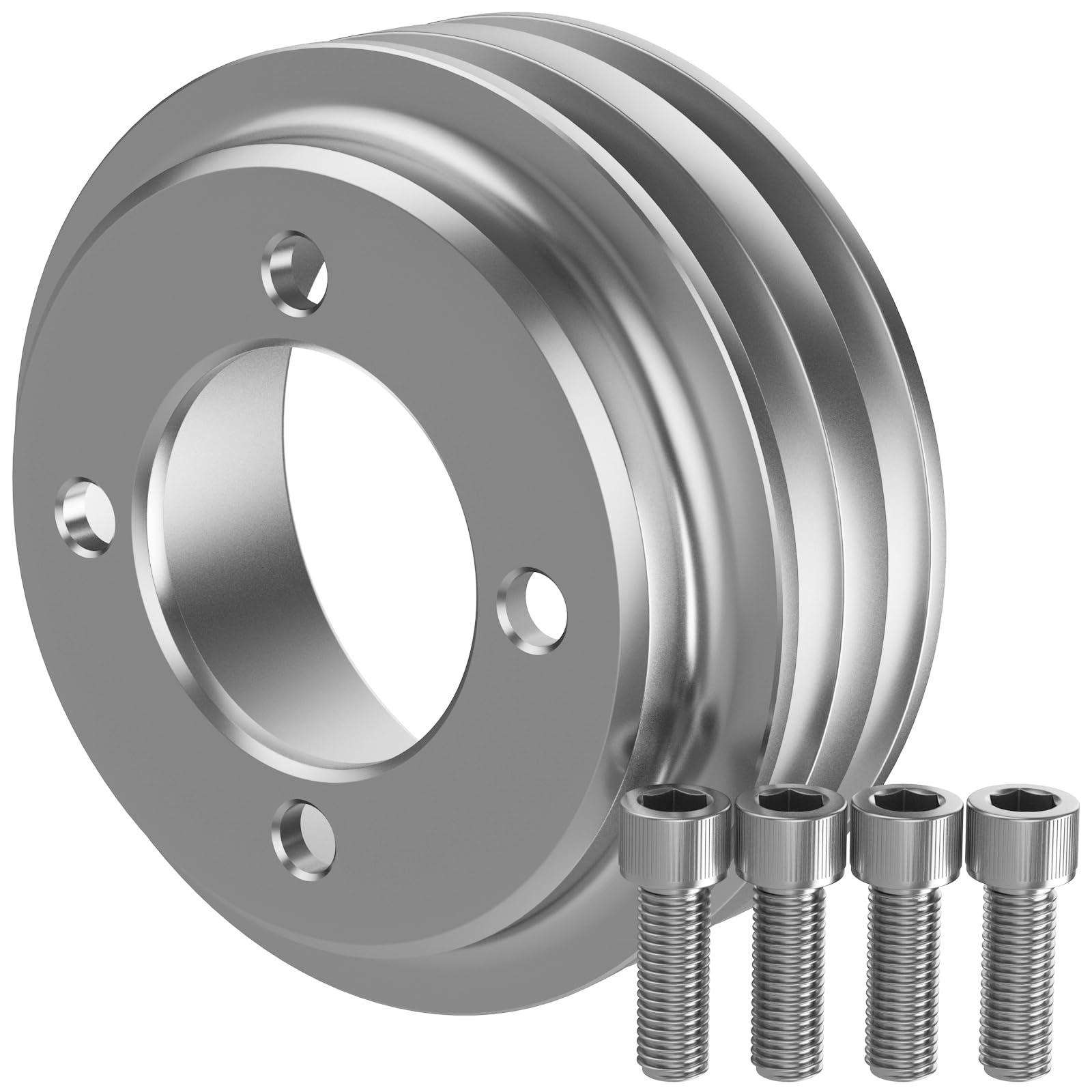 2 Polea de cigüeñal de ranura para Ford Small Block 1969-Up - Imagen 3