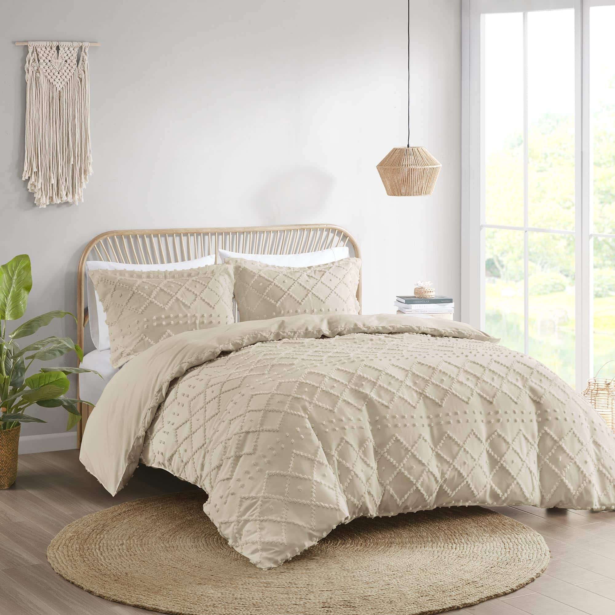 Cobertor de Edredón Turquesa Codi Tufted Tamaño Twin, Suave - Imagen 7