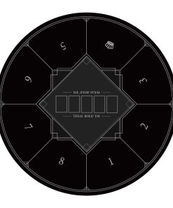 nuveti Tapete de Póker Redondo de 24/31/47/55 pulgadas para