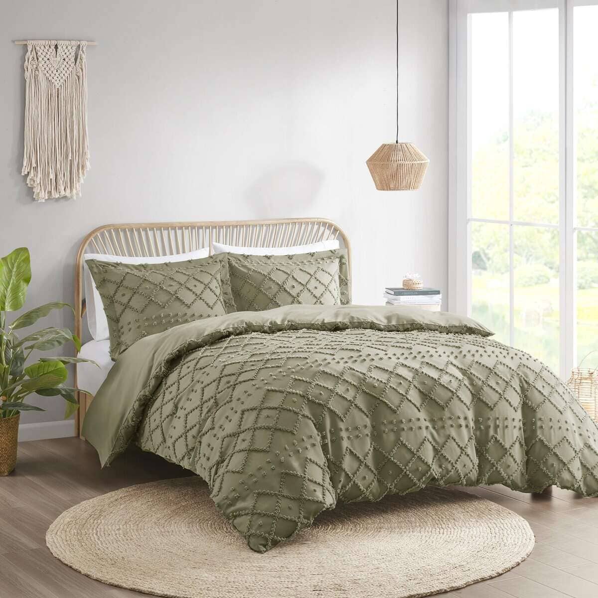 Codi Twyla Funda de Edredón Verde Oliva Tamaño - Imagen 3