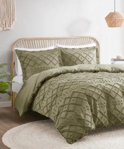 Codi Twyla Funda de Edredón Verde Oliva Tamaño