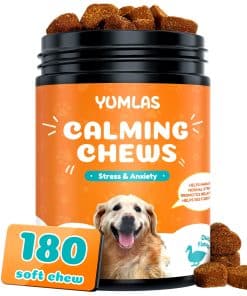 Yumlas 180 Conteos Calmantes para Perros Alivio de la