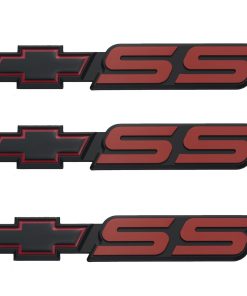 Conjunto de 3 Emblemas SS con Chevy Bowtie para Puerta