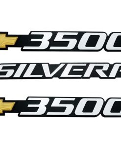 3 Pcs Bowti Silverado 3500 Emblemas de Puerta 3D Insignias