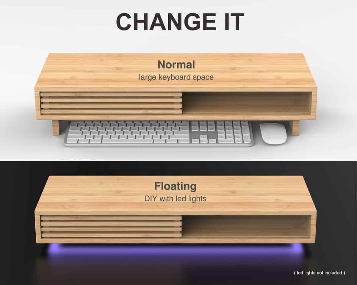 Soporte de monitor WELL WENG, Estante de Escritorio de - Imagen 6