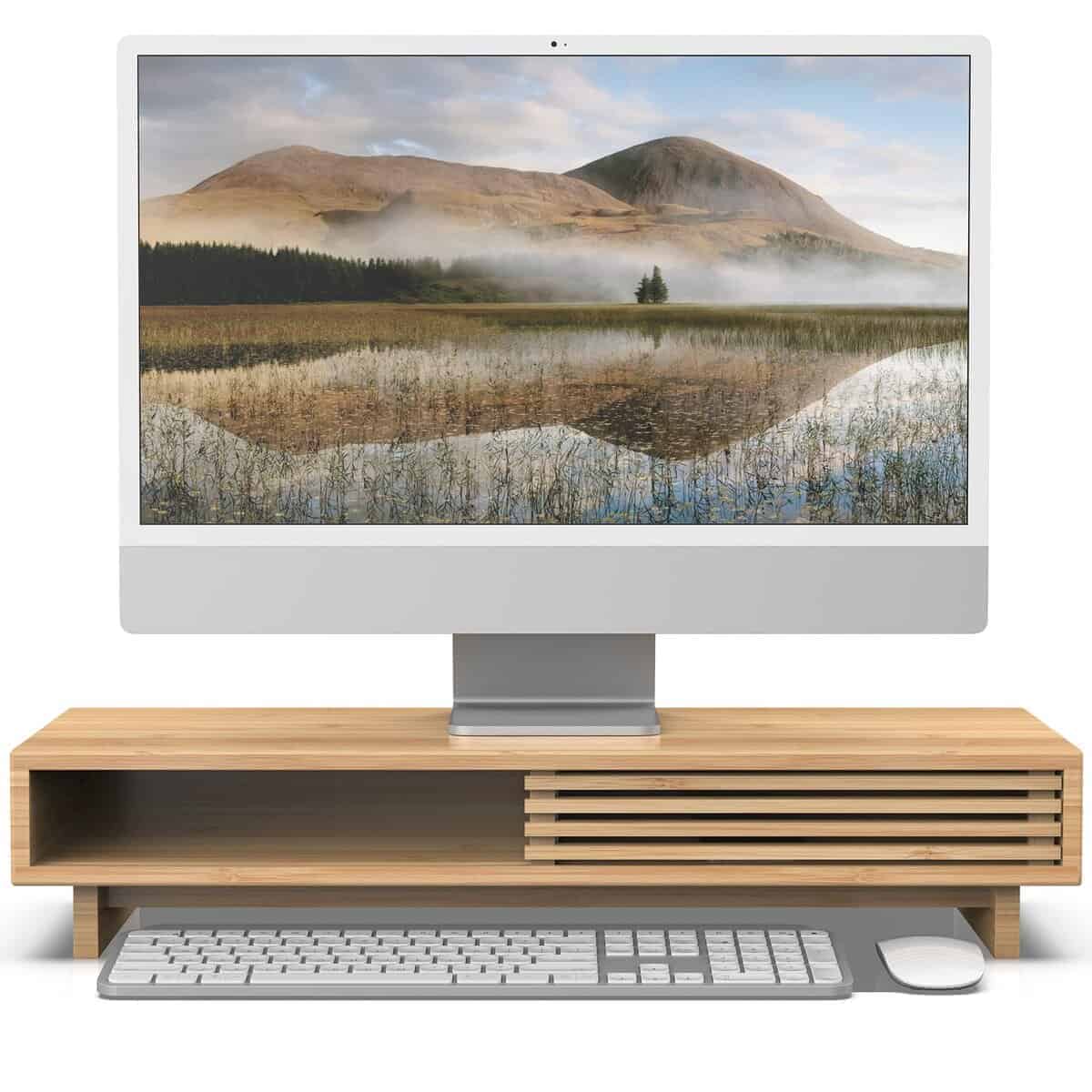 Soporte de monitor WELL WENG, Estante de Escritorio de