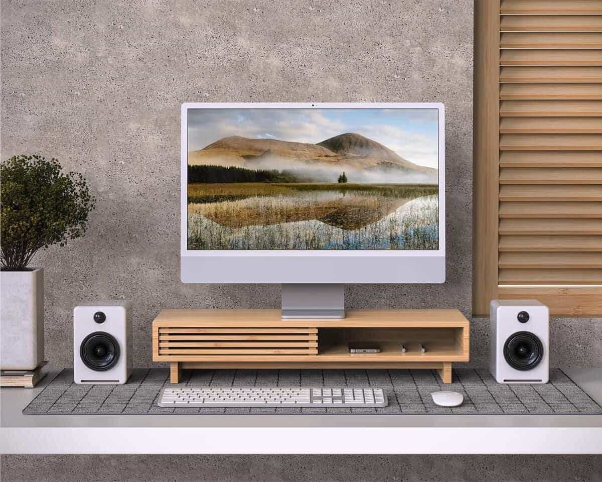 Soporte de monitor WELL WENG, Estante de Escritorio de - Imagen 3