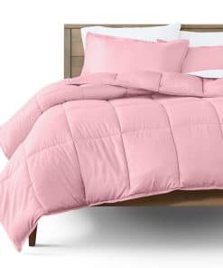 Juego de Edredón Bare Home - Tamaño -Rosa Claro