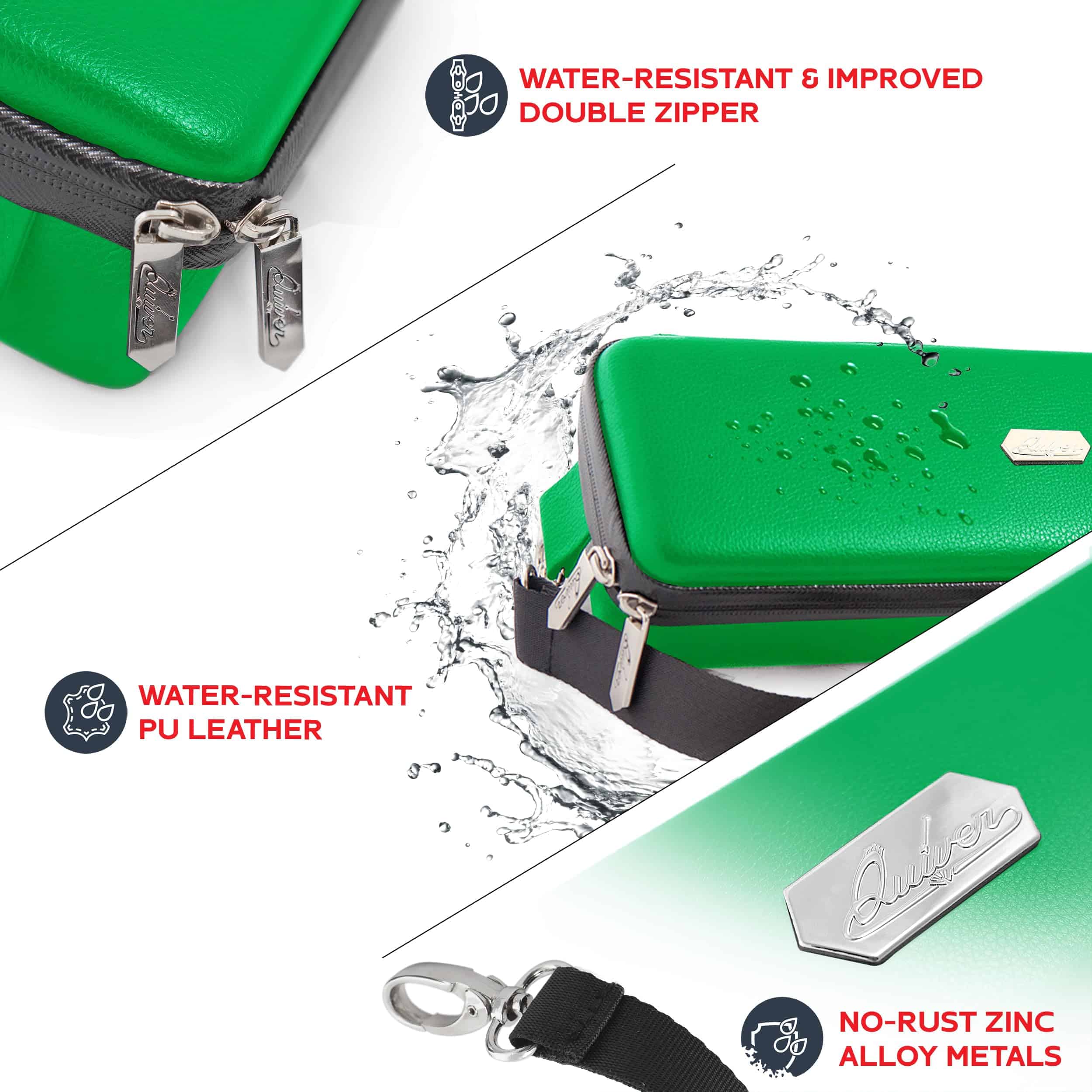 Estuche de Tarjetas Verdes de Quiver Time, Perfecto para - Imagen 3