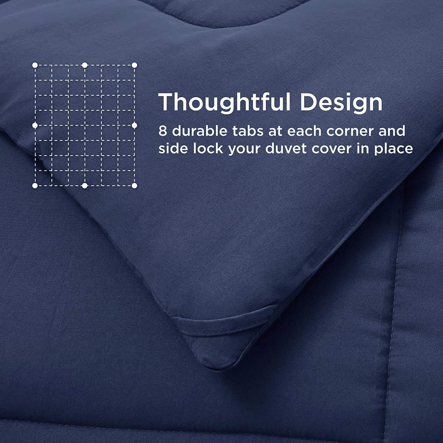 Edredón Queen Casa Platino, Relleno Alternativo Ultra - Imagen 6