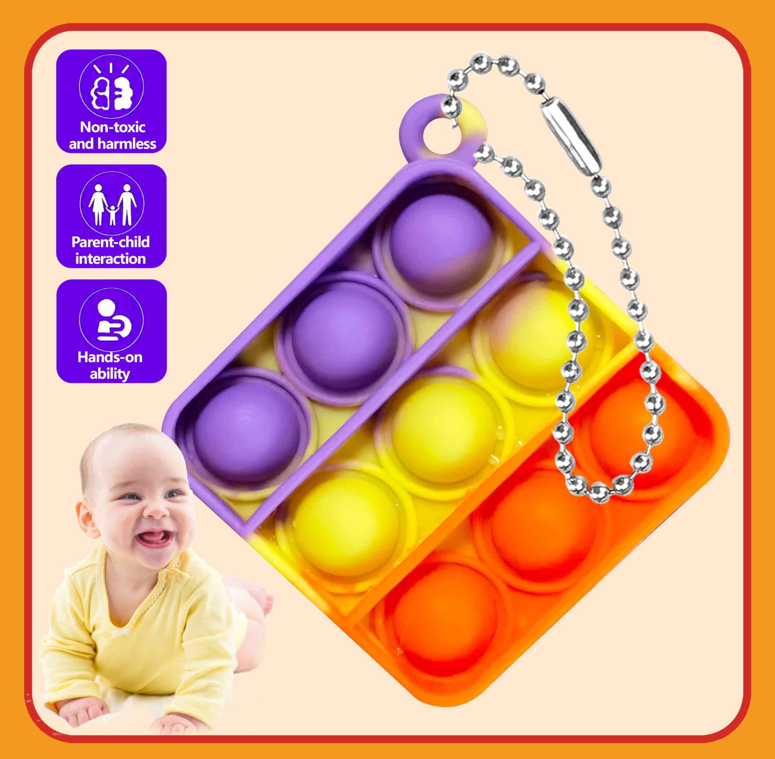 DOPWQAA 200 Pcs Mini Pop Bubble Fidget Toys for Party - Imagen 3