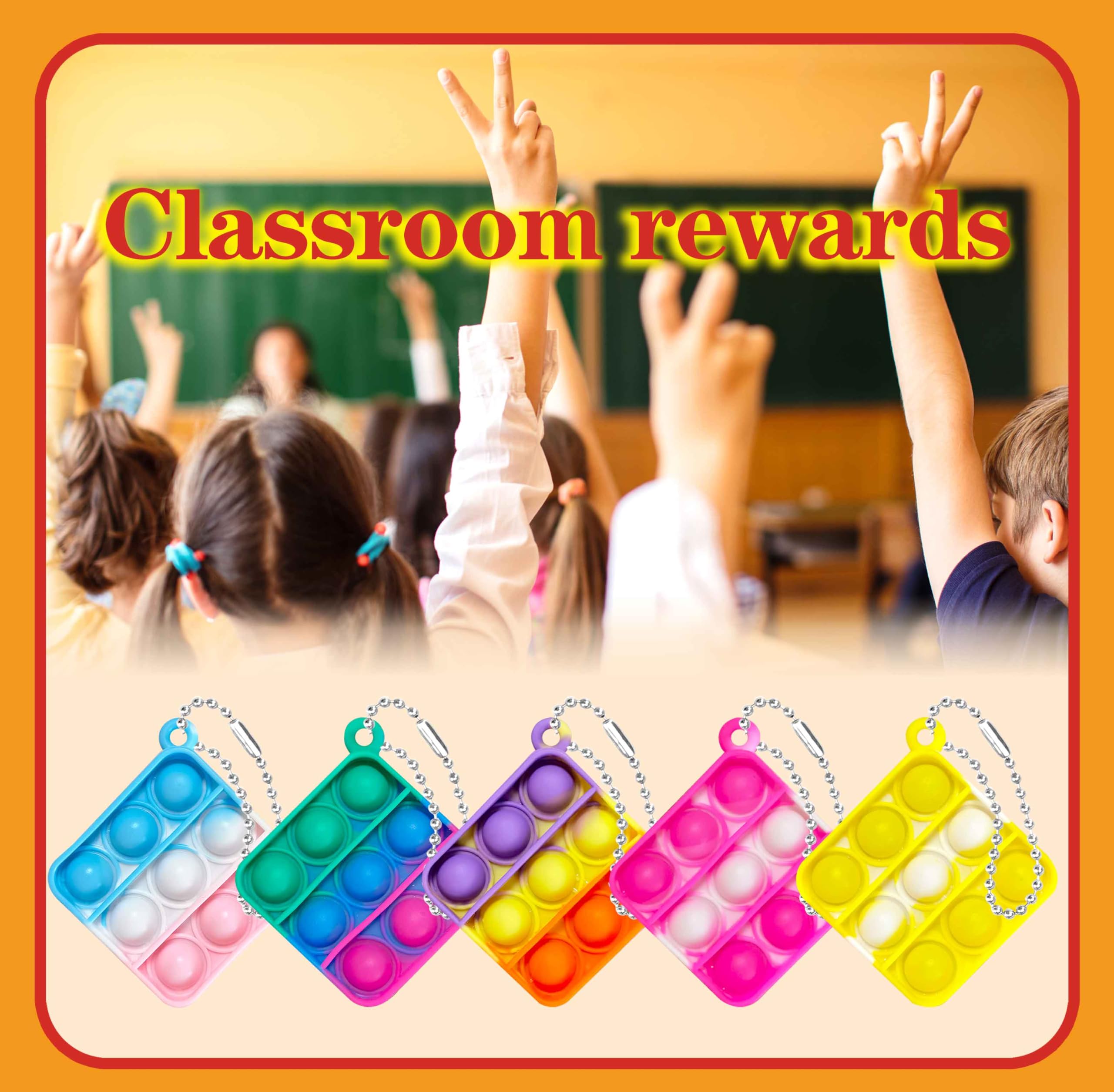 DOPWQAA 200 Pcs Mini Pop Bubble Fidget Toys for Party - Imagen 6