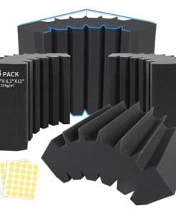 Paquete de 4 Trampas de Bajos de Espuma Acústica Focusound