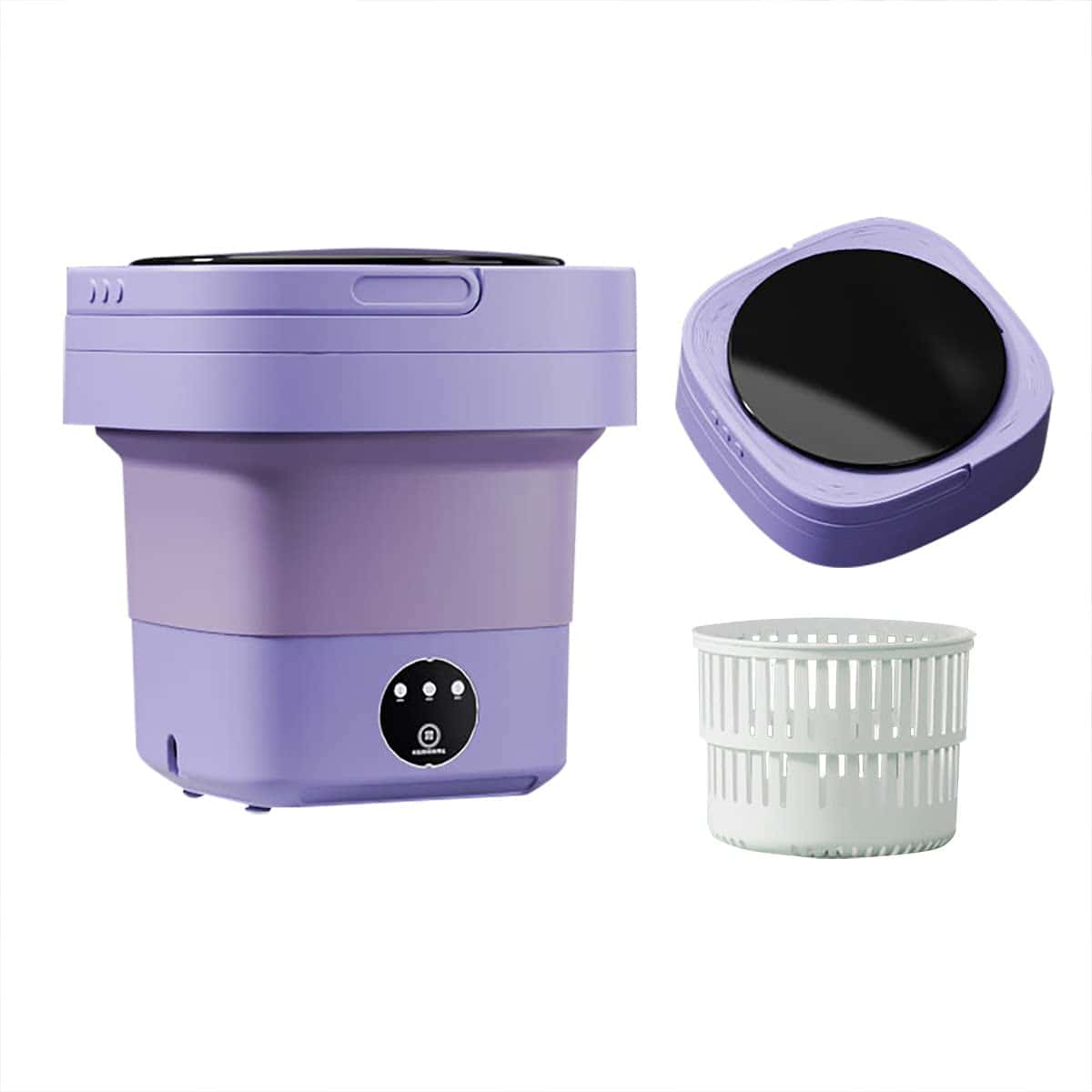 Pequeña Lavadora Portátil, Mini Lavadora 9L de Alta