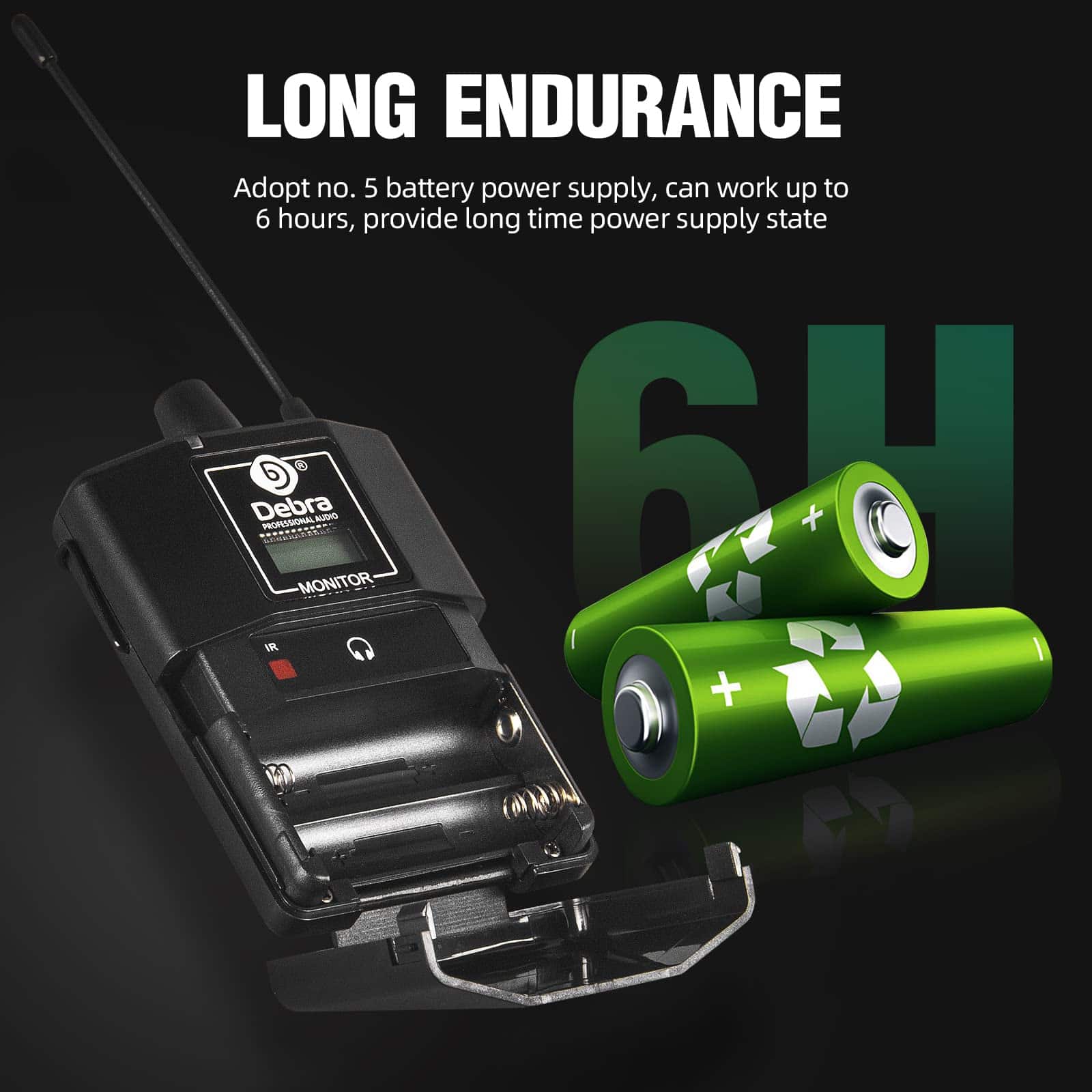 Sistema de Monitor Inalámbrico en Oreja D Debra Audio PRO - Imagen 8