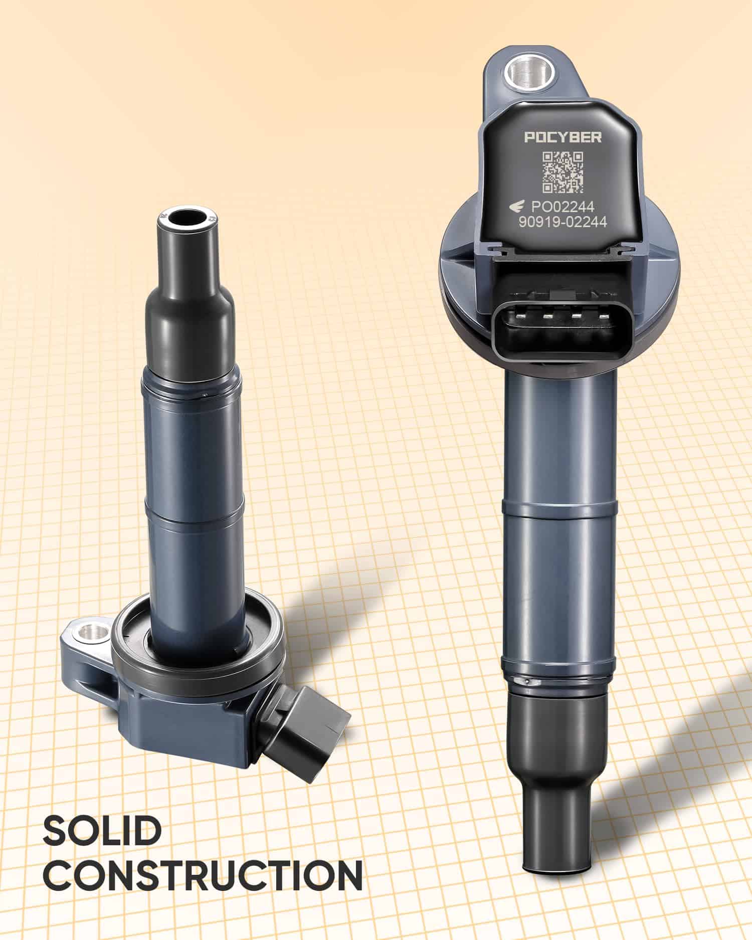 POCYBER Paquete de 4 Bobinas de Encendido para Toyota Lexus - Imagen 8