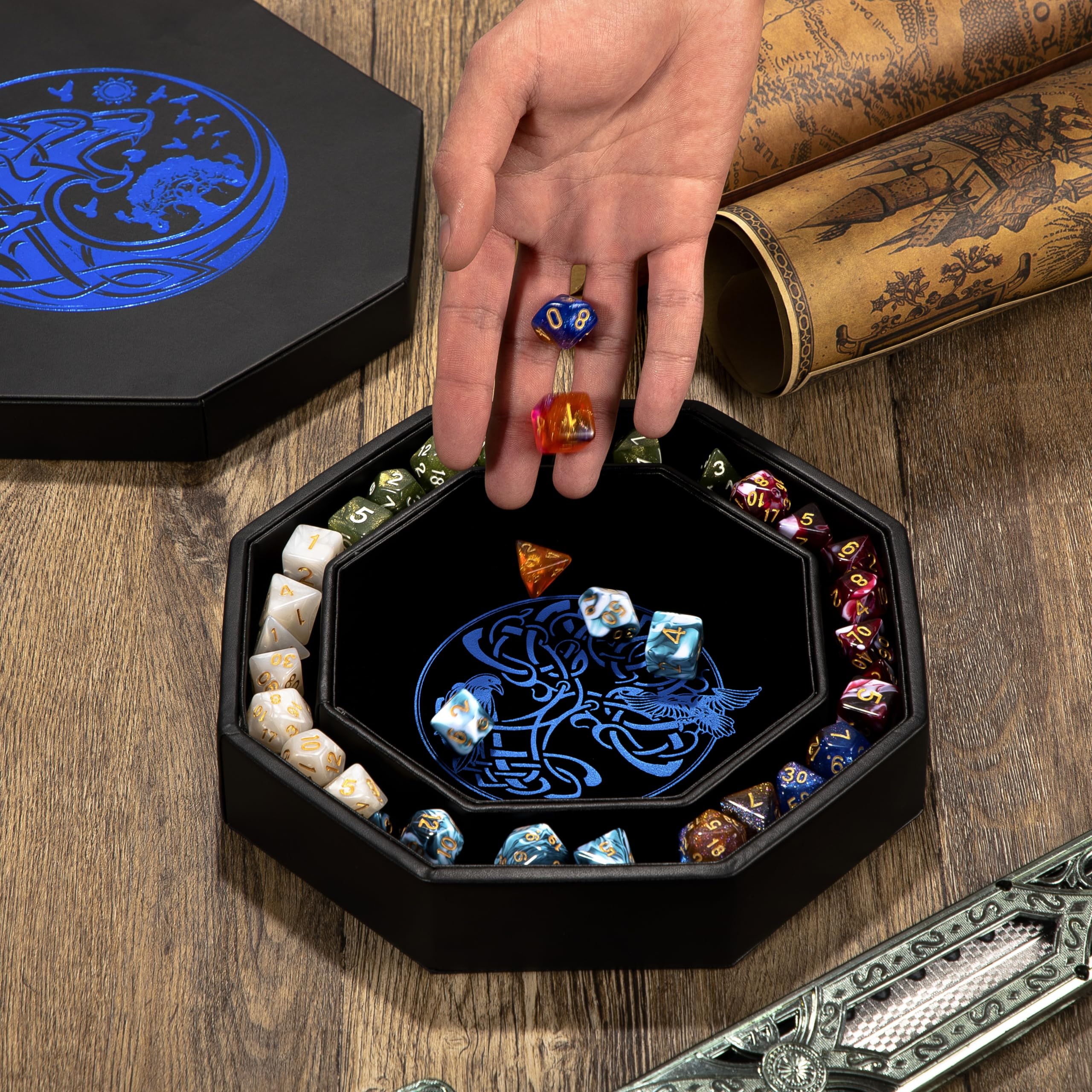 Bandeja de Dados DND - Premium 8 Pulgadas para Dungeons and - Imagen 7