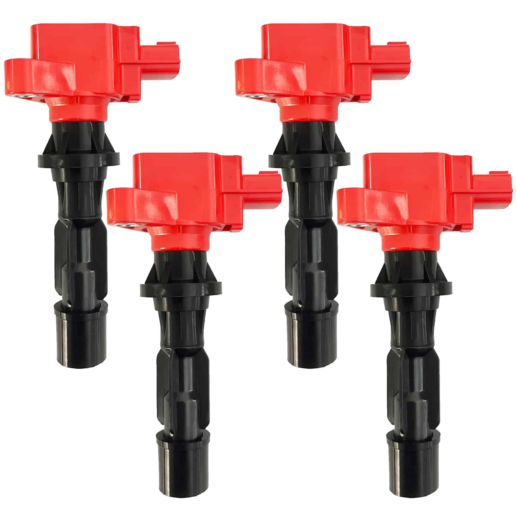 Conjunto de 4 Bobinas de Encendido Rojas GP POWER