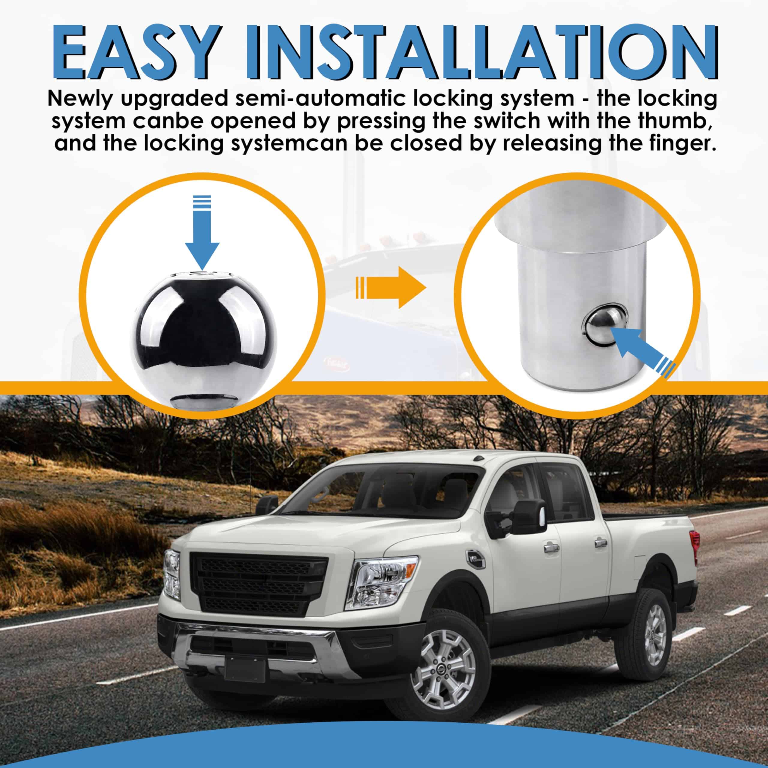 60692, Kit de Bola de Enganche Gooseneck para Sistema Puck, - Imagen 6