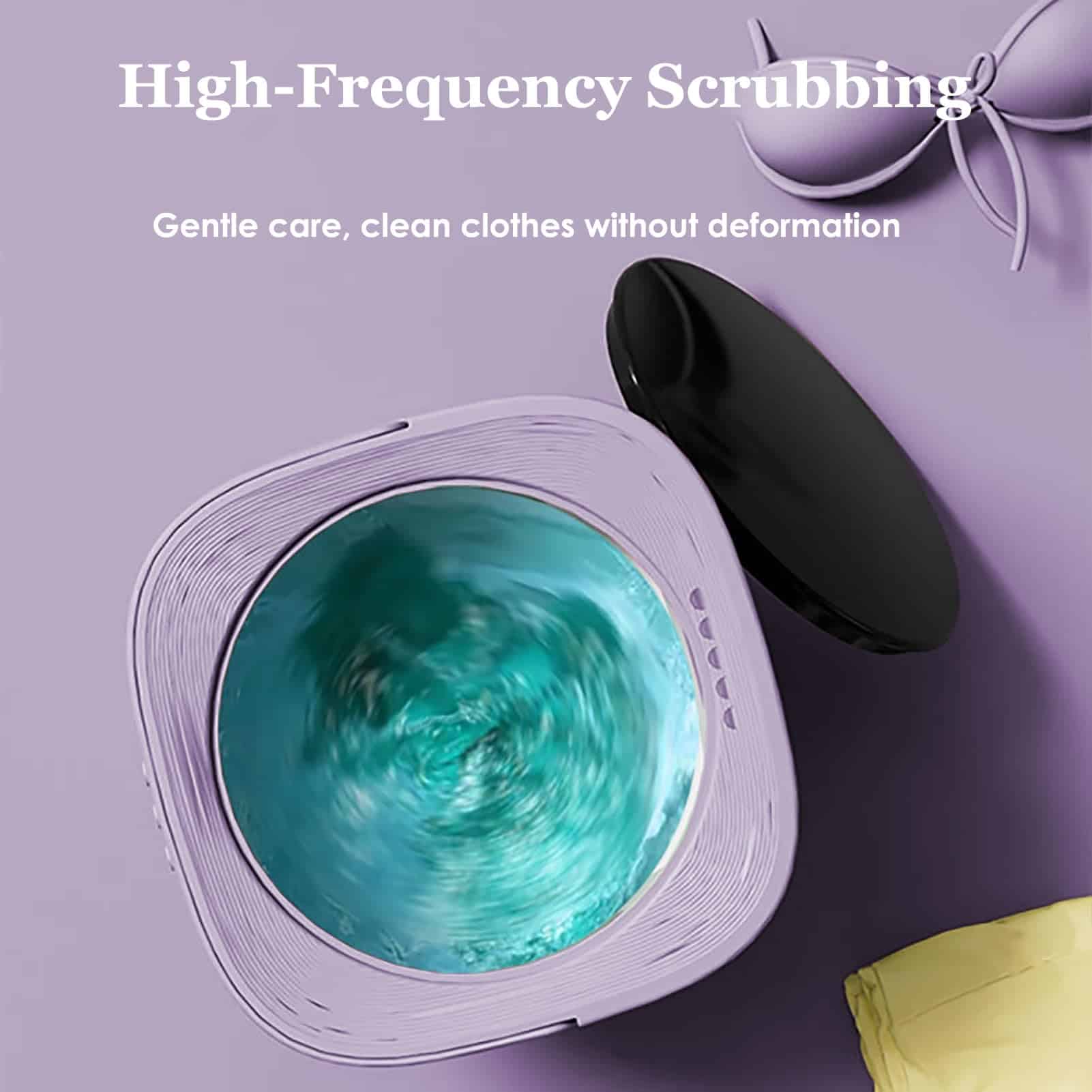 SatcOp Lavadora Portátil de 6.5L Mini Plegable Pequeña - Imagen 6