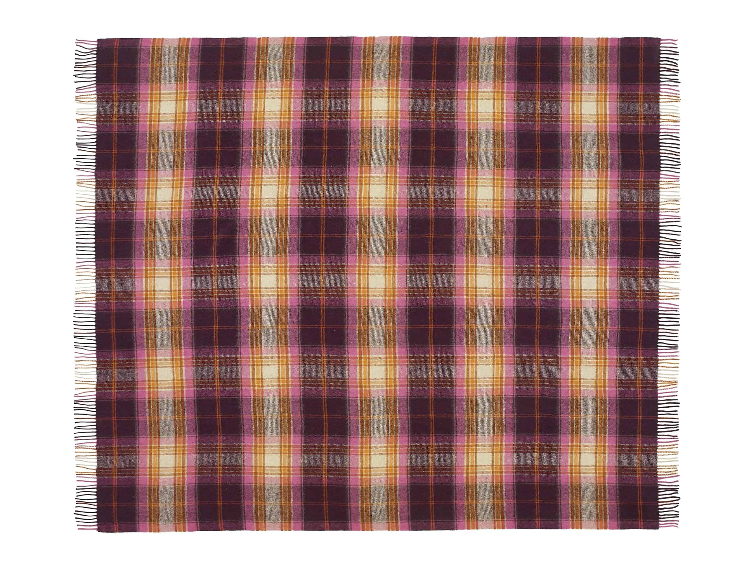 Manta de Lana a Cuadros Moon, Lana Nueva Pura, Winterton - Imagen 3