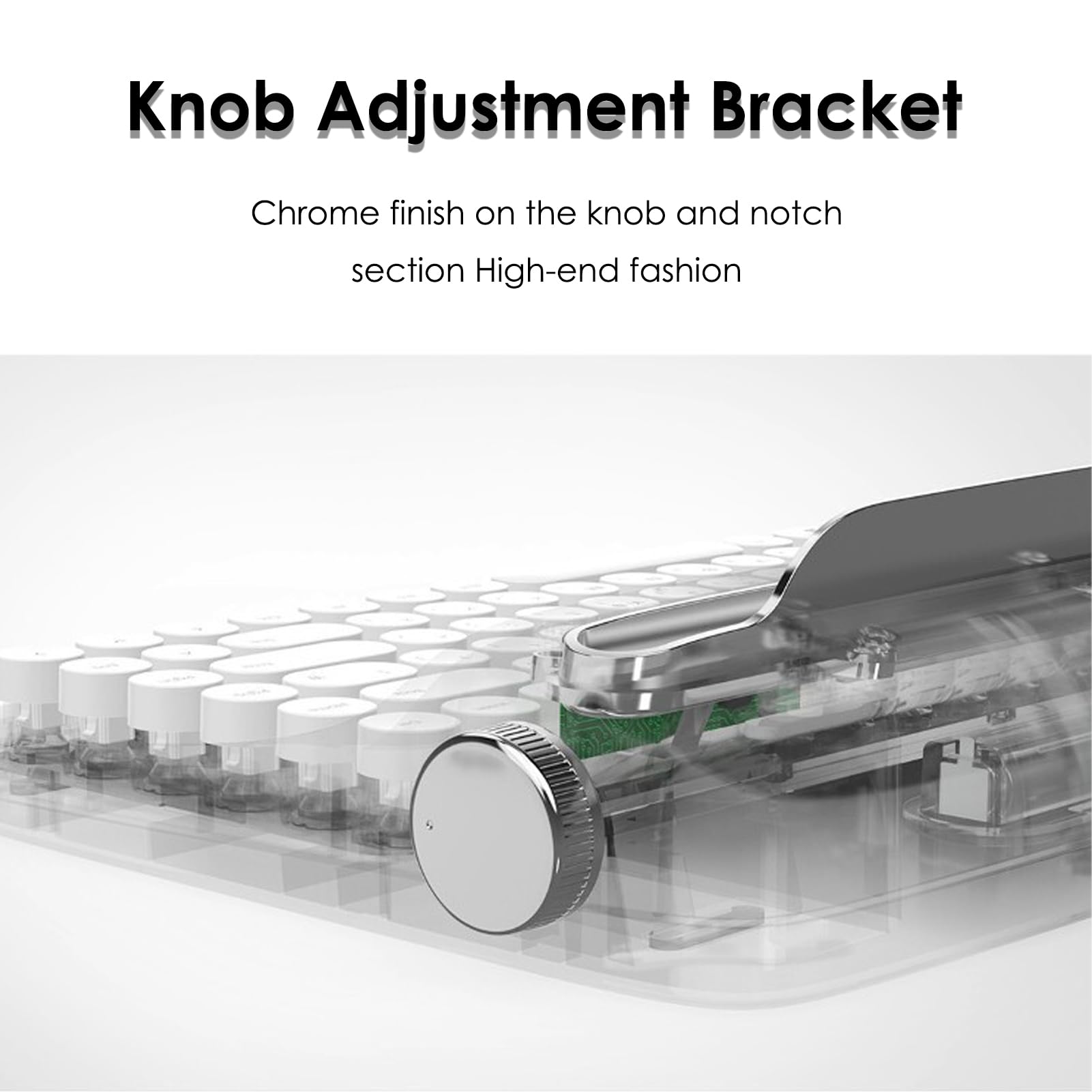 Teclado inalámbrico tipo máquina de escribir de 86 teclas, - Imagen 7