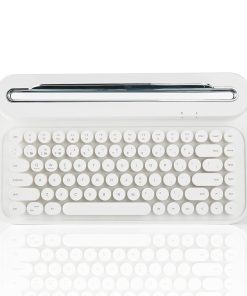 Teclado inalámbrico tipo máquina de escribir de 86 teclas,