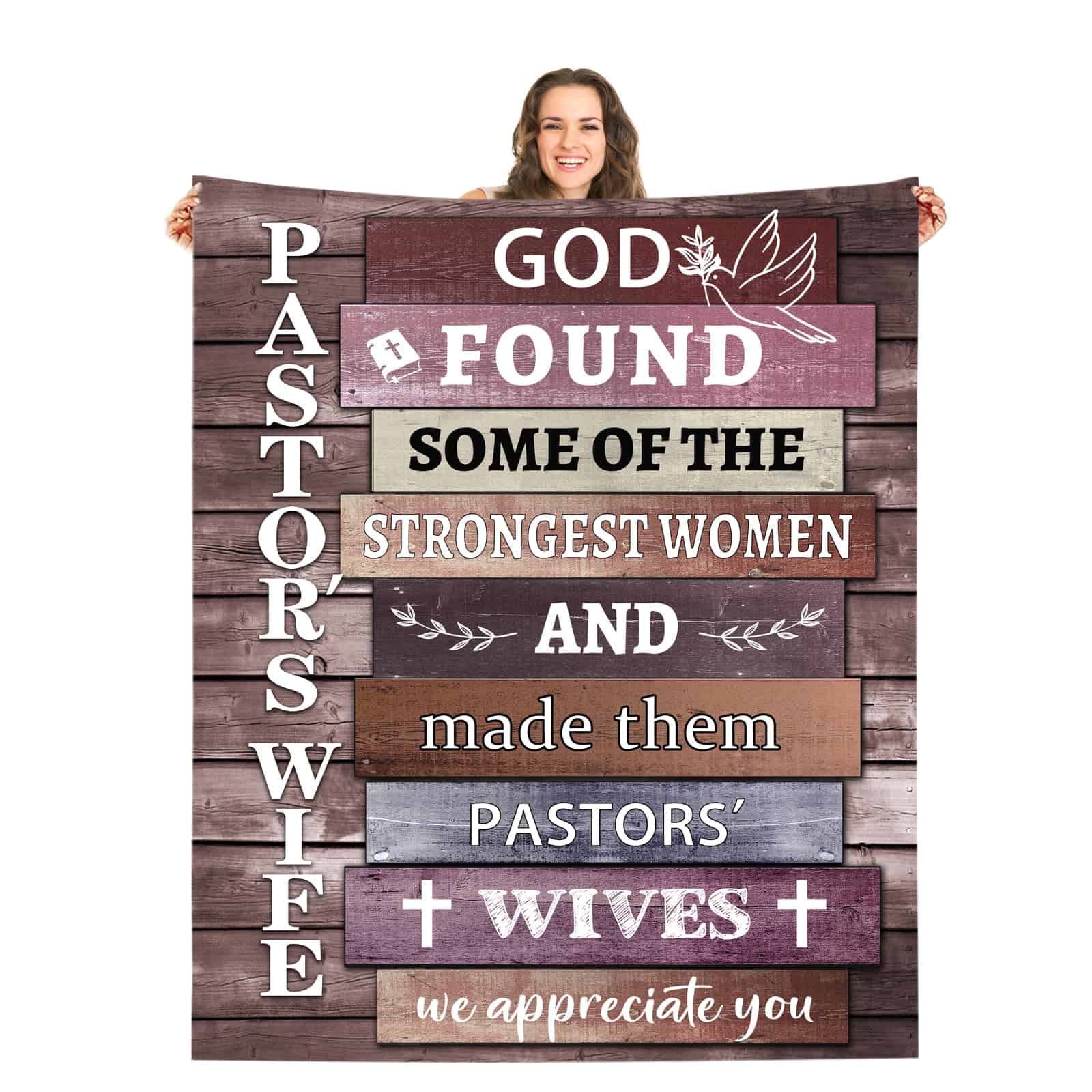 Mantas de Apreciación para la Esposa del Pastor, Manta de