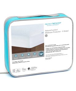 Protector de Colchón de Algodón Terry -Blanco