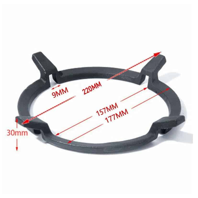 Soporte universal de trípode de hierro fundido para cocina - Imagen 4