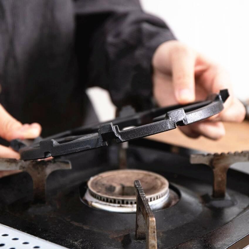 Soporte universal de trípode de hierro fundido para cocina - Imagen 7