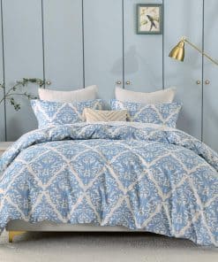 Funda de Edredón Azul EWlinens Tamaño King - 100% Algodón