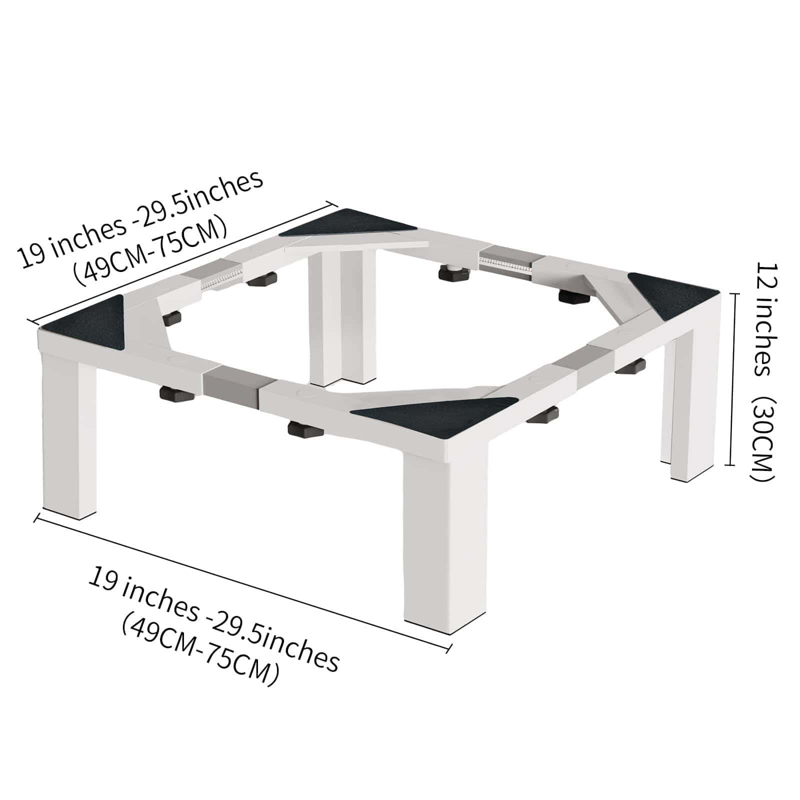 Base de Lavadora y Refrigerador Ajustable Universal de - Imagen 3