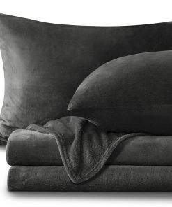 BEDELITE Juego de sábanas de franela tamaño Queen color