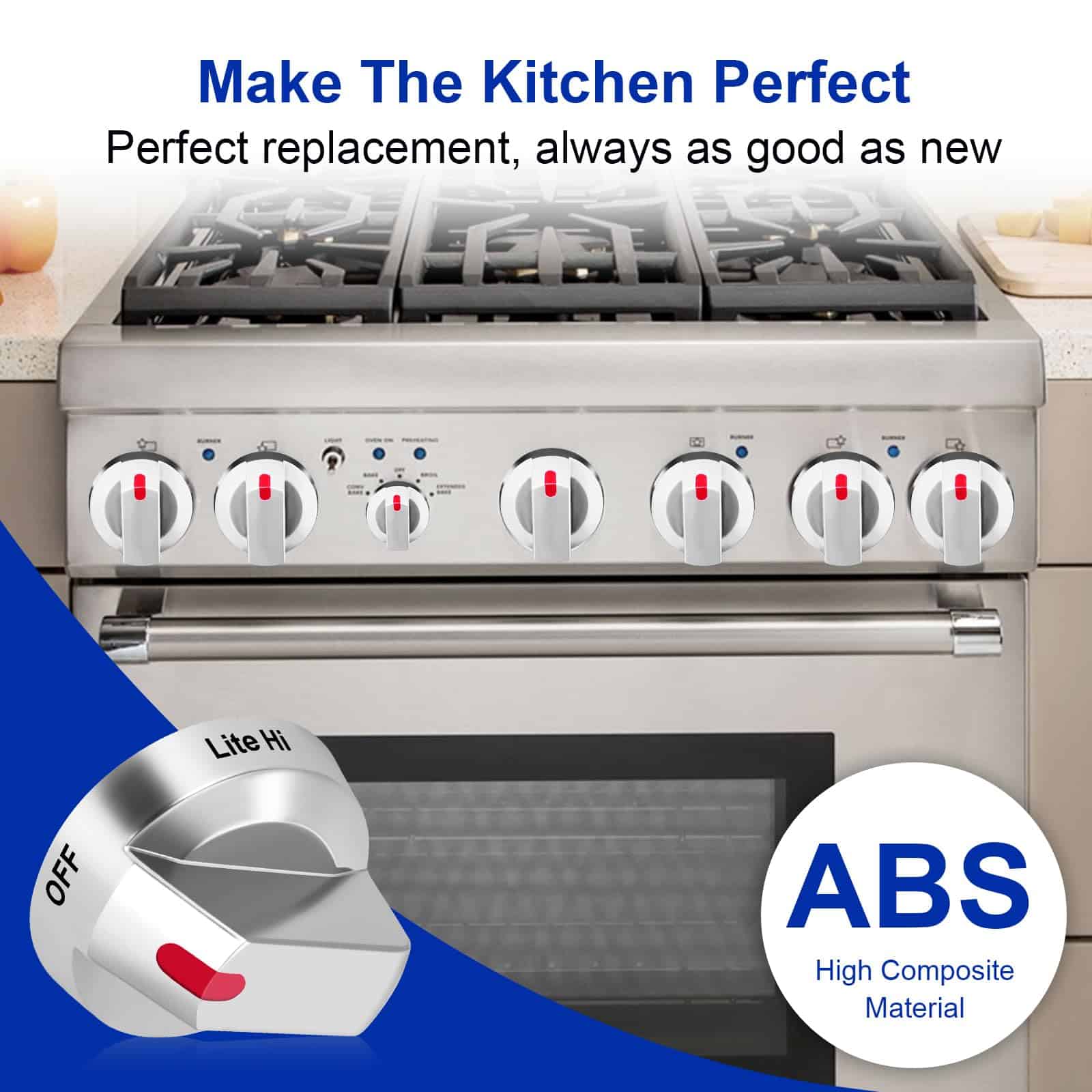 DG94-03500A/Z (5PCS) Perillas de Repuesto para Estufa de - Imagen 6