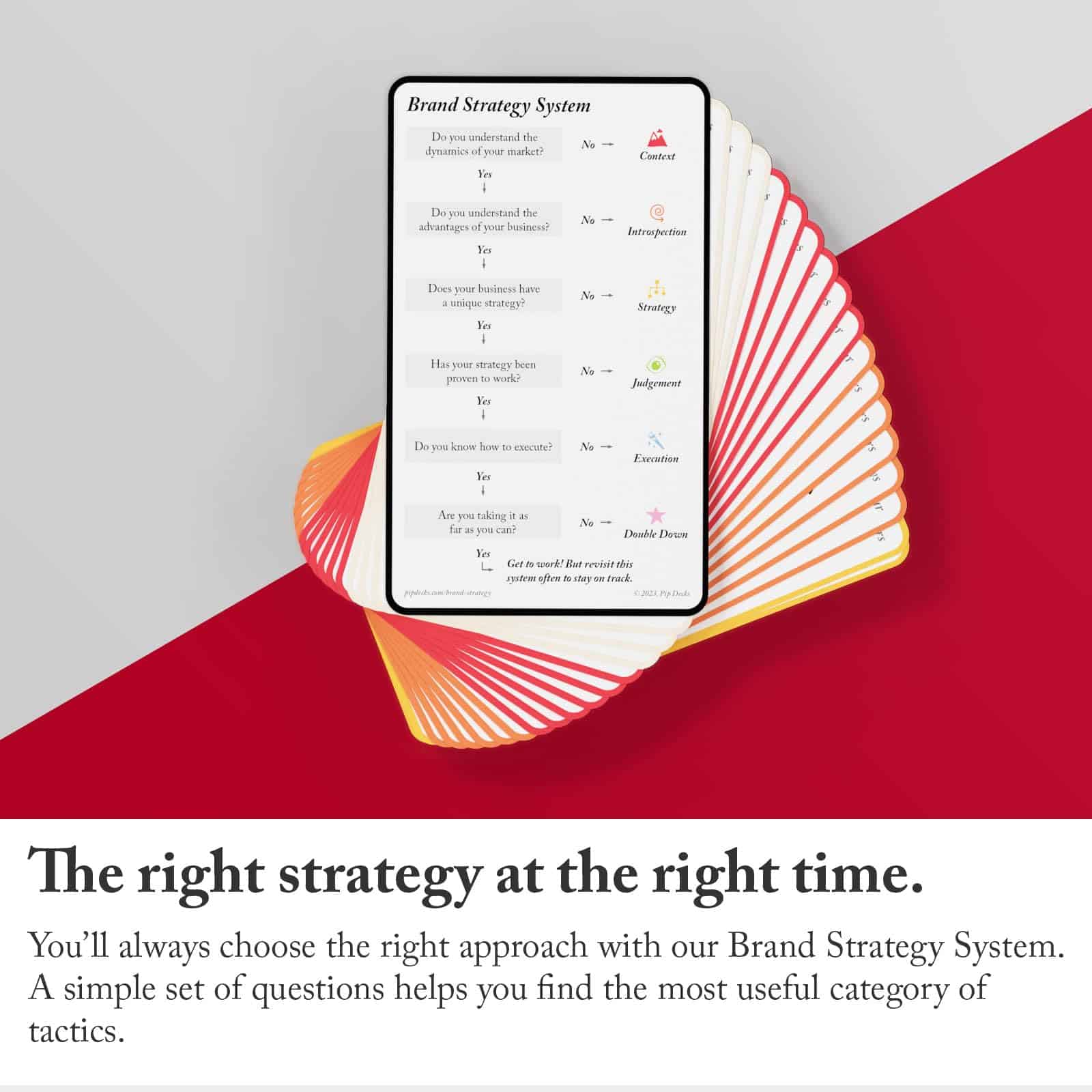 Baraja de Cartas Pip Decks Brand Tactics, Herramienta de - Imagen 6
