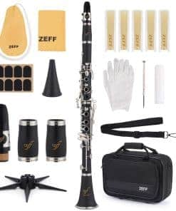 Clarinete ZEFF Bb, Clarinete para Principiantes con 2