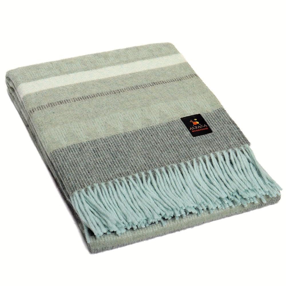 Manta de Lana de Alpaca Estilo Cherokee para Cama Sofá