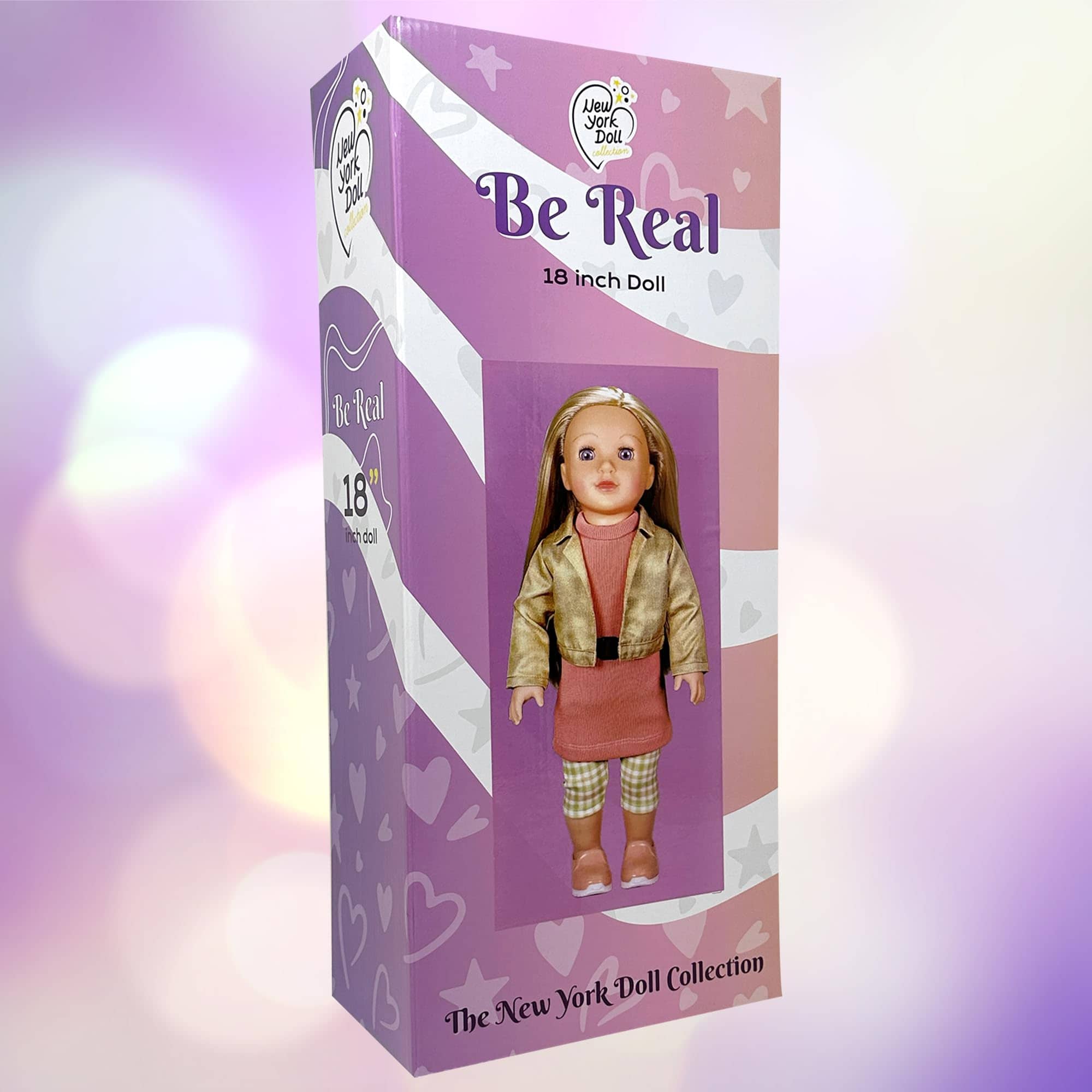 Muñecas de 18 pulgadas con cabello suave y -Cabello rubio - Imagen 10