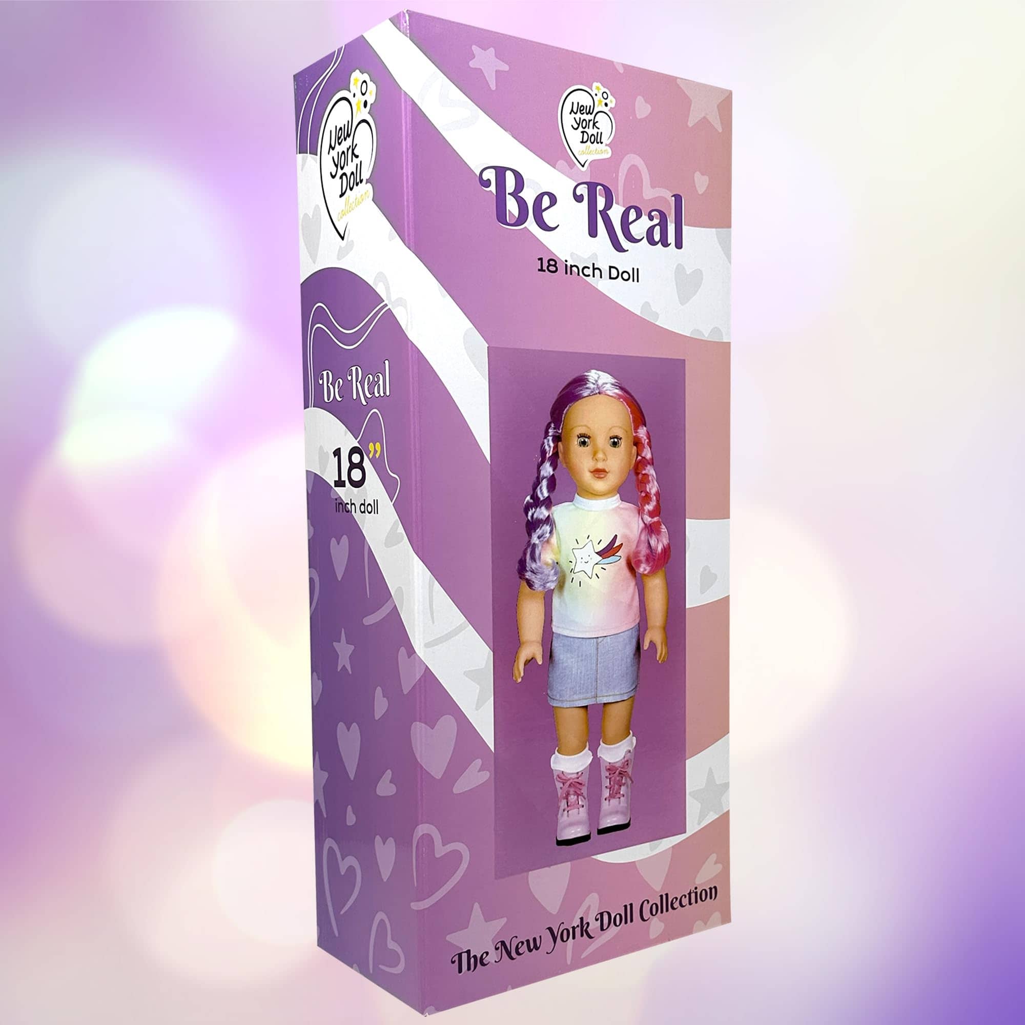 Muñecas de 18 pulgadas con cabello suave y -Blanco - Imagen 9